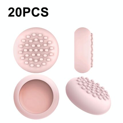 nexbie 20-Piece Pink Silicone VR Handle Cover Set – For Meta Quest 2